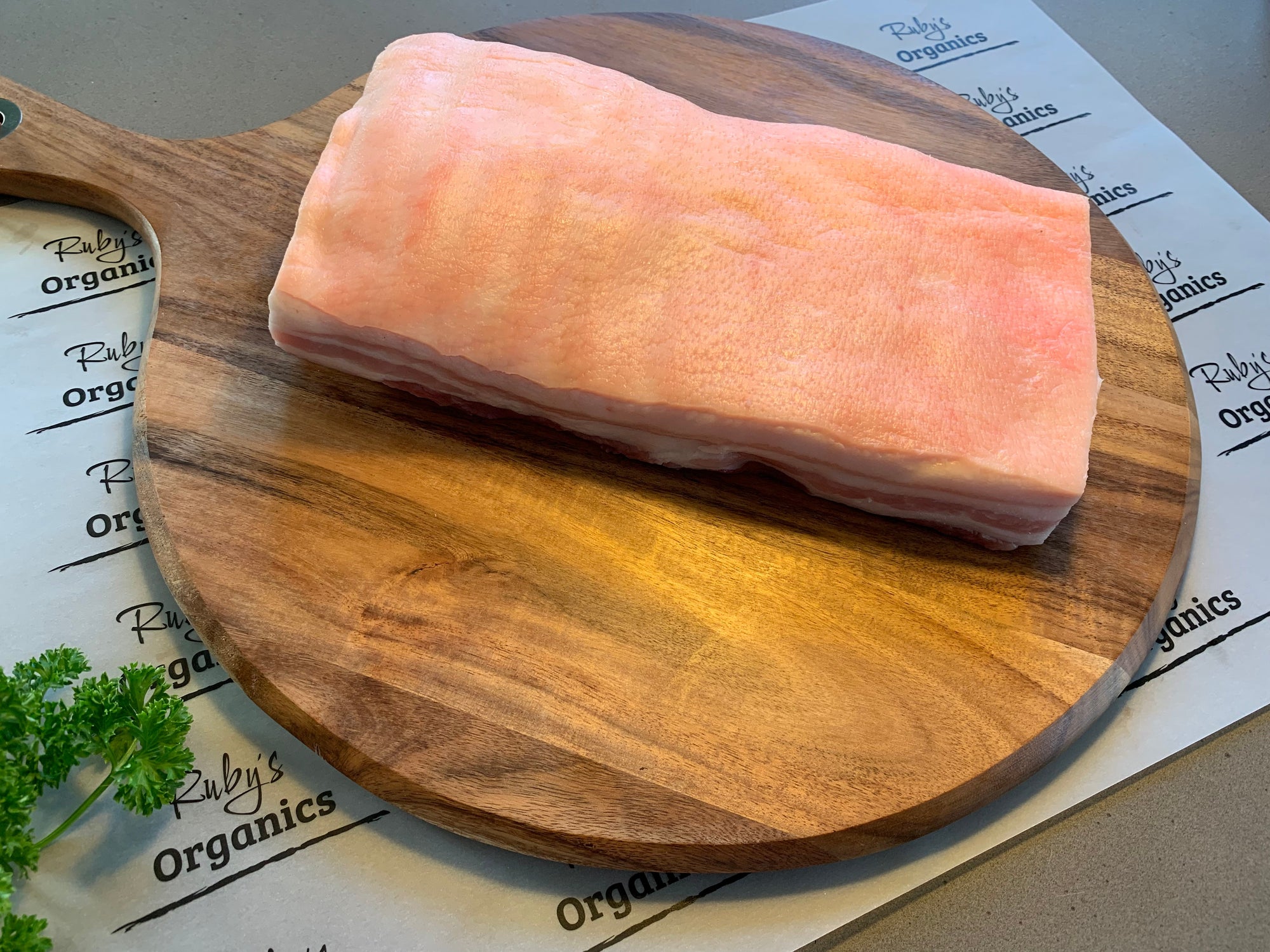 Certified Free Range Pork - Belly (1kg)