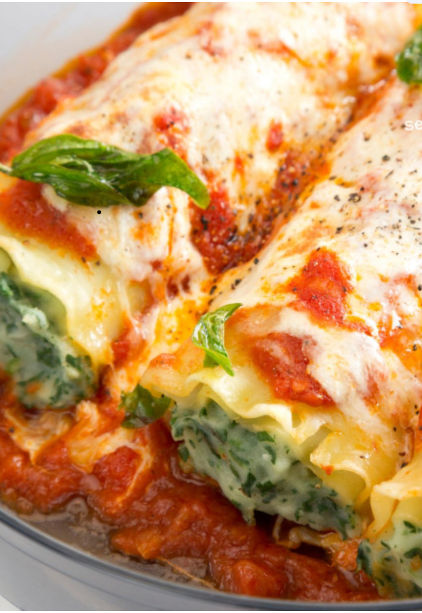 TOMMY SUGO Porcini Mushroom and Ricotta Cannelloni 1kg (serves 4)