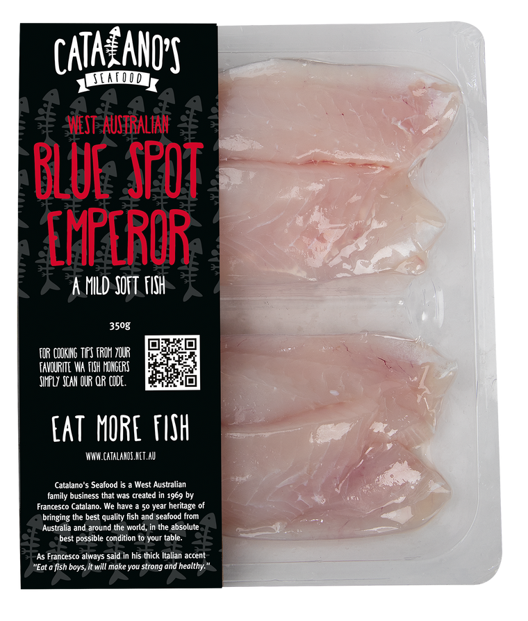 CATALANO'S SEAFOOD West Australian Blue Spot Emperor Fillets - FROZEN (350g)