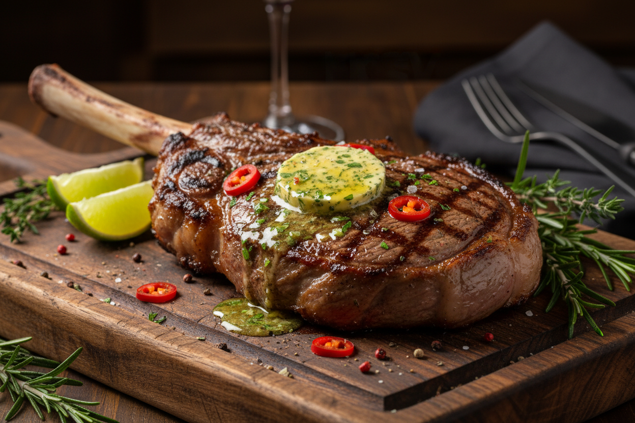 Beef Organic Grass Fed - Steak Ribeye (1kg)