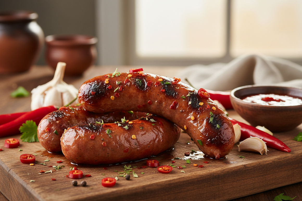 Beef - Sausages Chilli (500g)