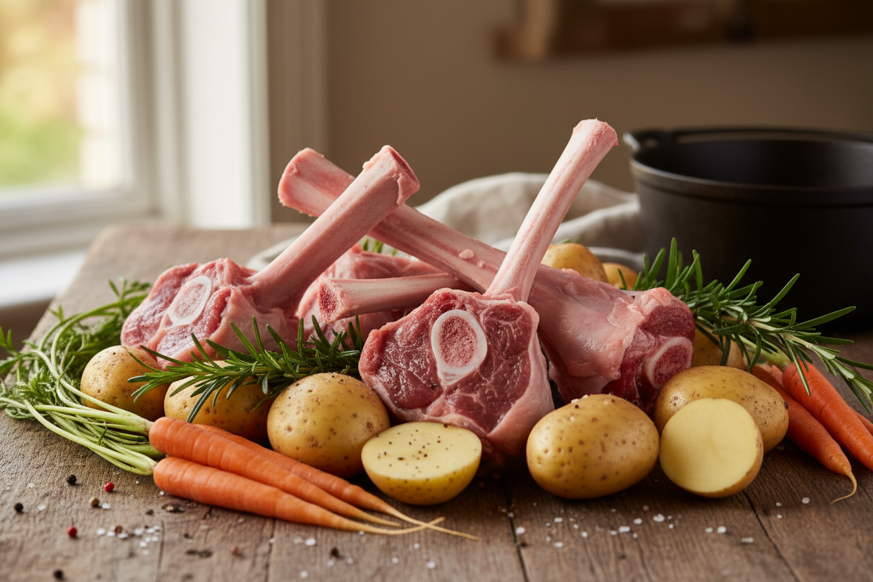 Lamb Regeneratively Farmed Grass Fed - Bones (1kg)