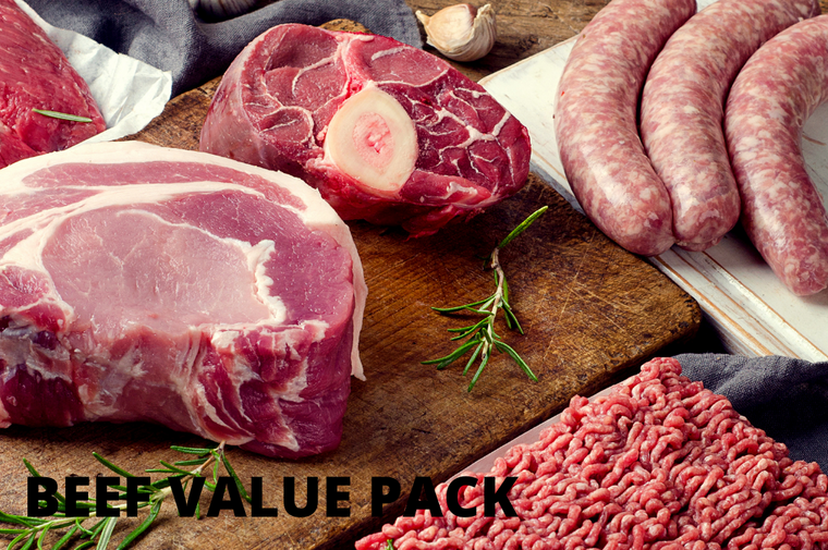Beef Organic - Value Pack Variety (6.5kg)