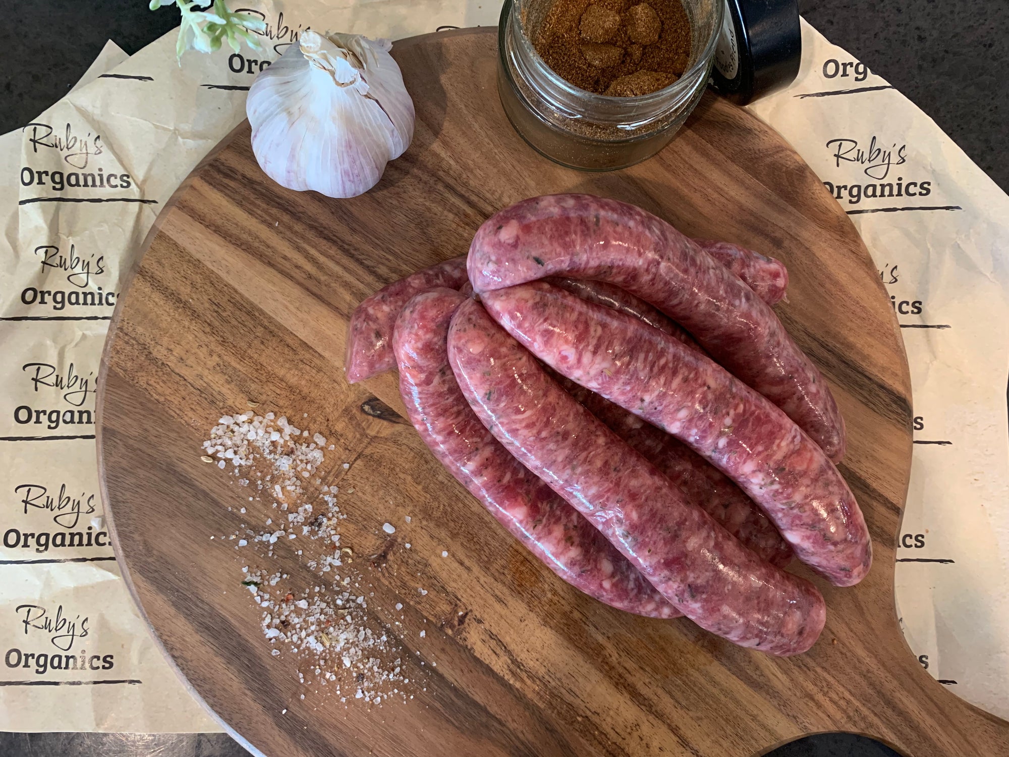 Lamb Regeneratively Farmed Grass Fed - Sausages Gluten Free (500g)