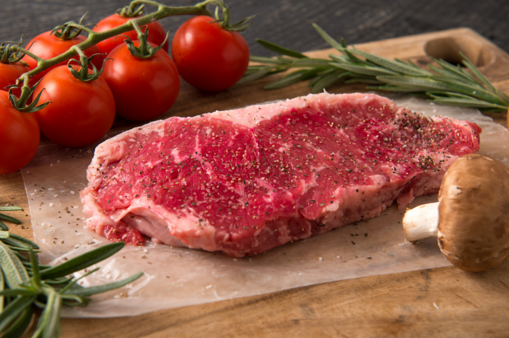Beef Organic Grass Fed -  Thick Sliced Steak Porterhouse 1 Pack (500g)