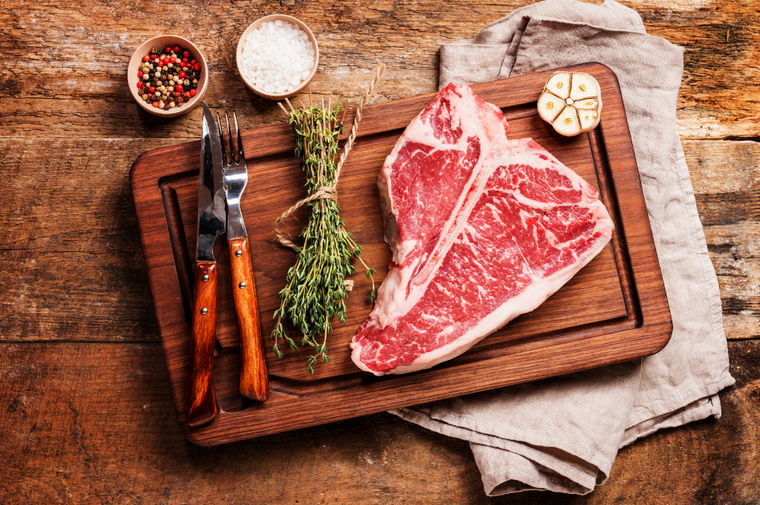 Beef Organic Grass Fed - Steak T-Bone (500g)